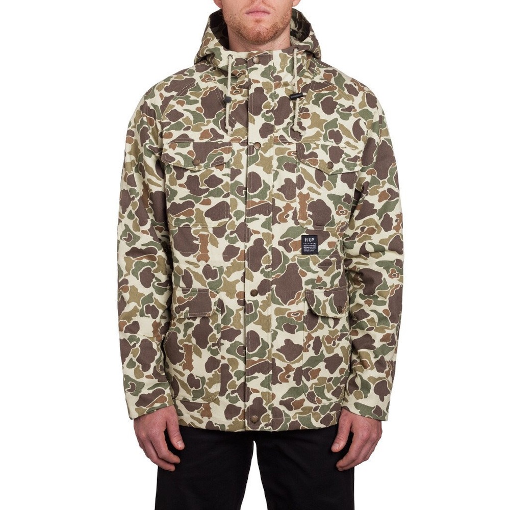 Huf-The Matterhorn Parka (Olive Duck Camo)